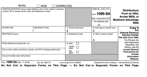 where does hsa gross distribution box 1 go to|jackson hewitt hsa distribution.